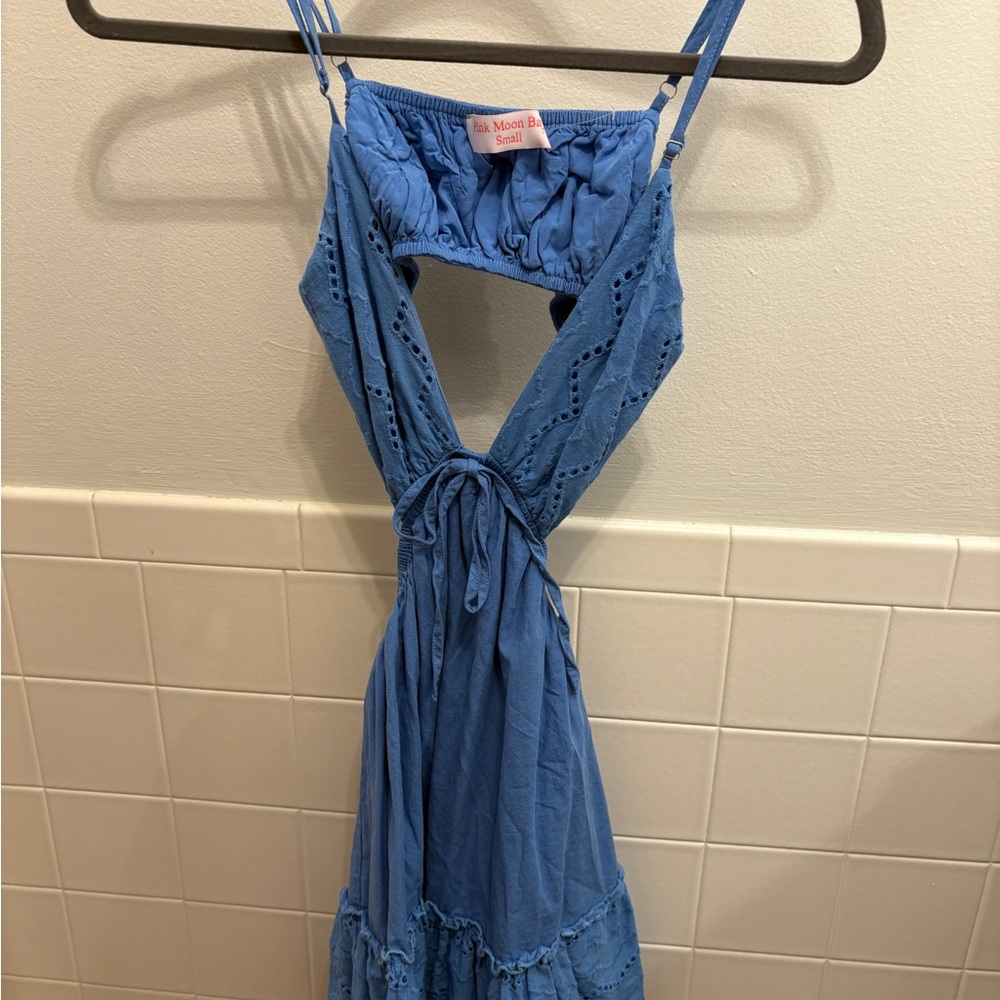 Blue Mini Dress